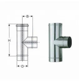 Inox mono parete aisi 316 raccor do a t 90 d.150 b08xb27y1l
