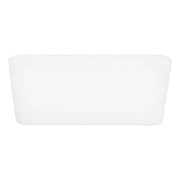 Faretto Ad Incasso Contemporaneo Rapita Alluminio Bianco Led Integrato 18W