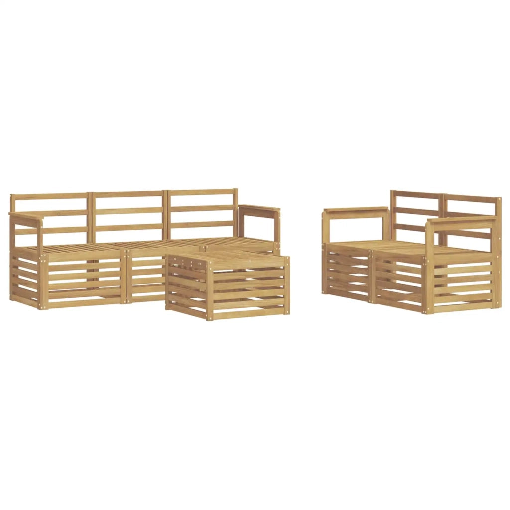 Set divani Legno di Acacia Massello