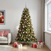 Albero di Natale artificiale con palline 180 cm 300 LED 3466702