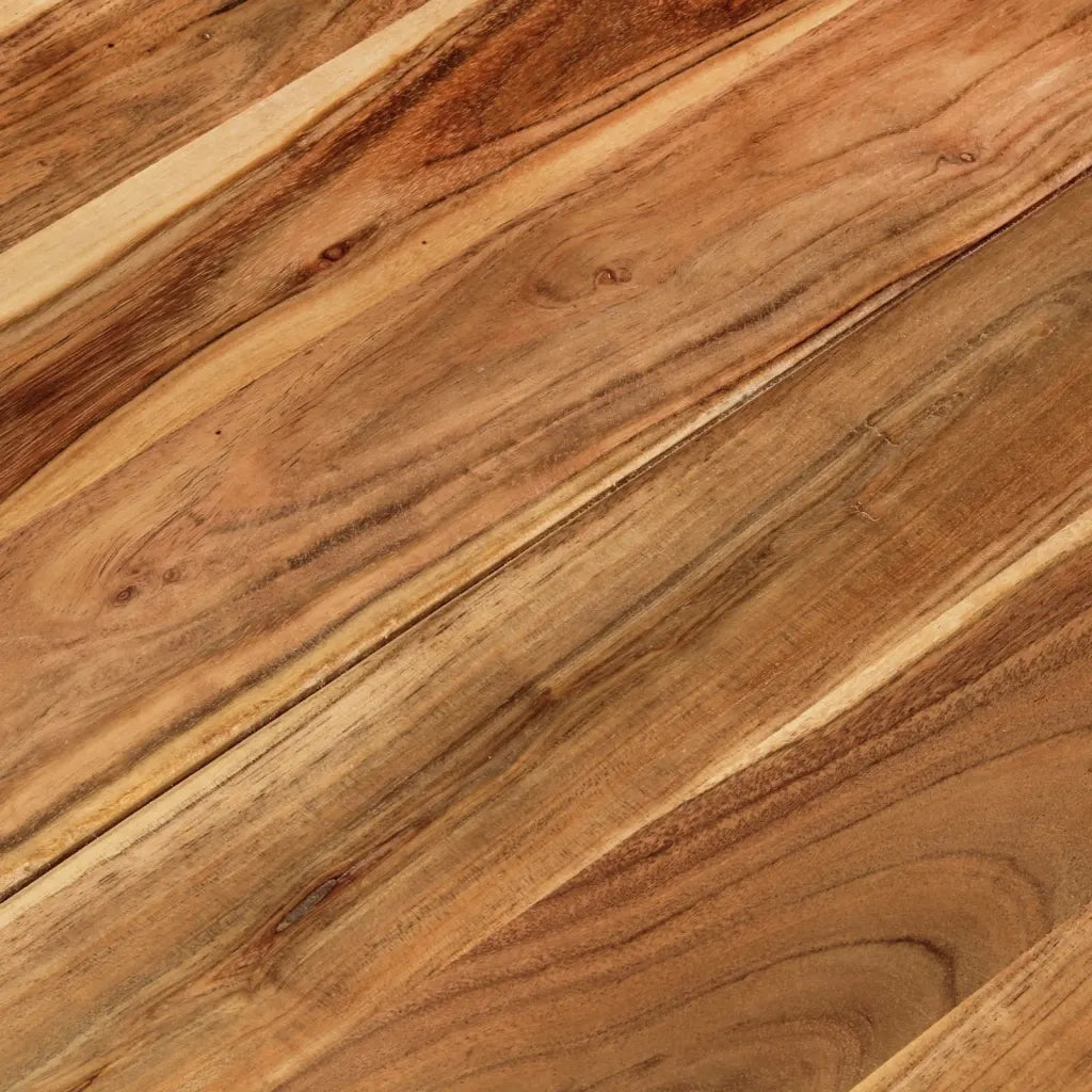 Tavolini da Salotto Impilabili 2 pz Legno Massello di Acacia cod mxl 12699