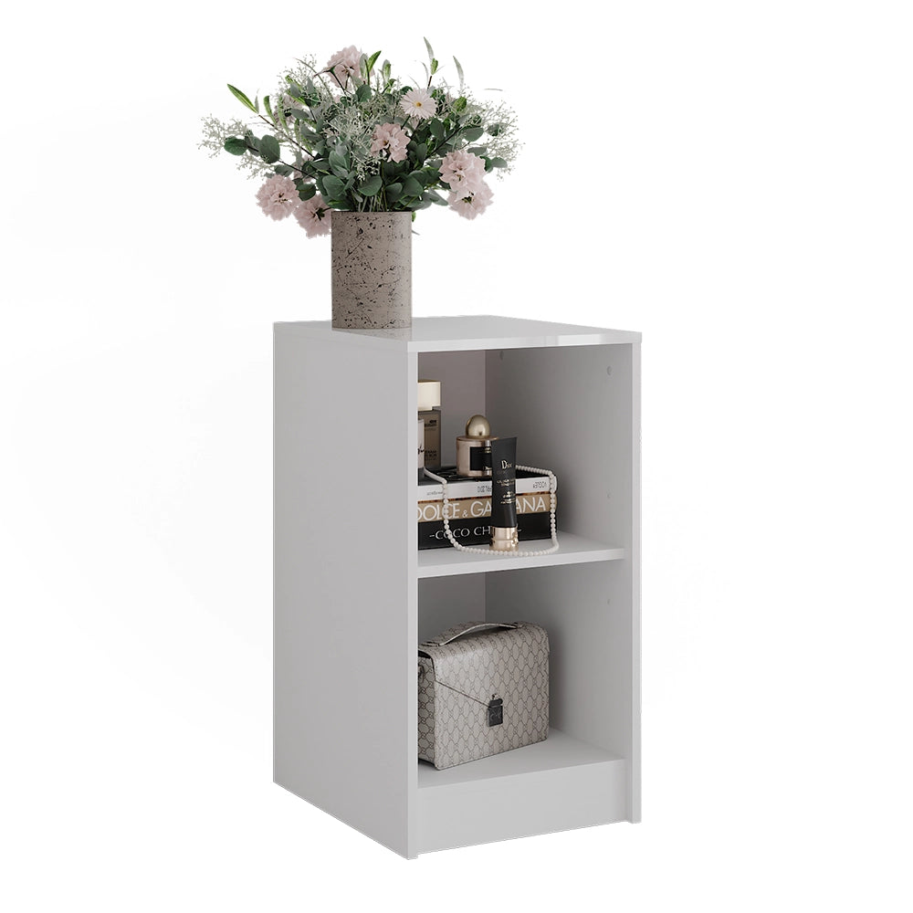 Vicco Cassettiera Bianco/bianco lucido 40.2 x 76 cm