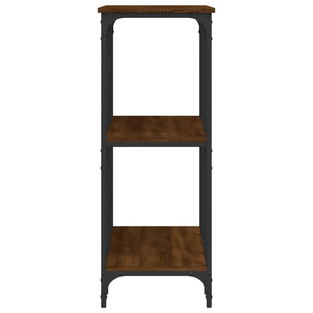 Tavolino Consolle-Tavolino da soggiorno-Tavolo Rovere Marrone 102x35x90 cm Legno Multistrato