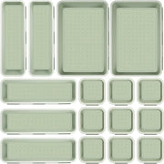Set di organizzatori per la zona di carico, 16 pezzi, accessori per la zona di carico, scatola di conservazione, sistema di separazione unico, zona cucina, zona ufficio, accessori (verde)