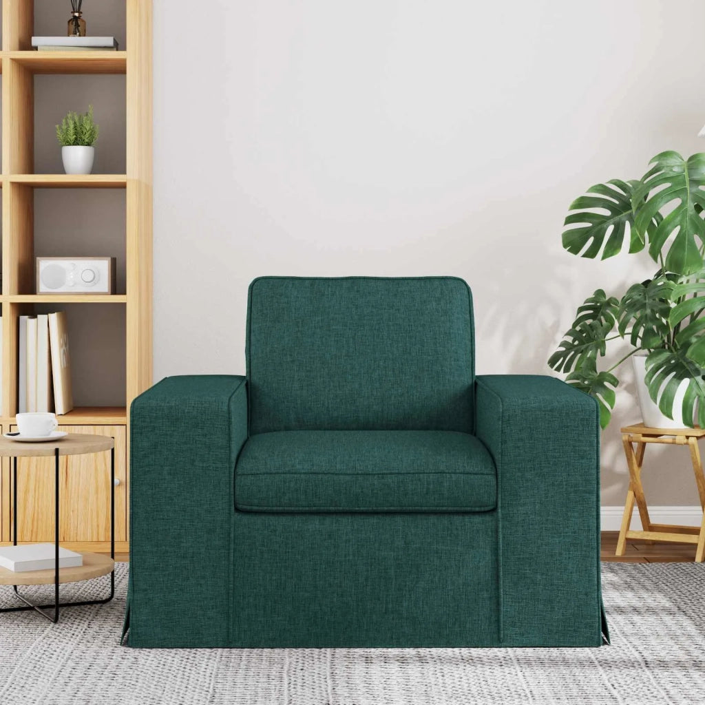 Divano Verde Scuro 103 x 80 x 82 cm Tessuto