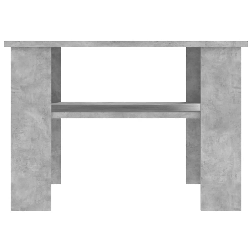 Tavolino da CaffÃ¨ Grigio Cemento 60x60x42 cm in Truciolato