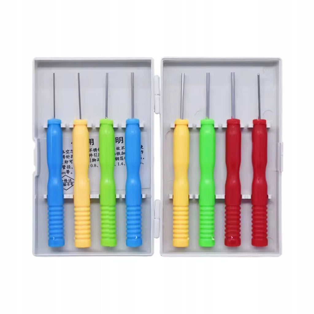 Set di Aghi per Dissaldatura PinEx ProKit 8 – Acciaio Inox, 8 Pezzi, Custodia | Misure 0,8–2,0 mm