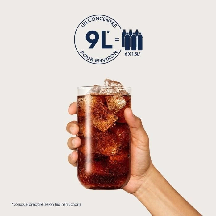 Concentrati SODASTREAM - Confezione da 6 Concentrati Cola Light - Fino a 54L di bevande - 440 ml