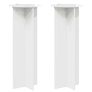 Supporto per piante | Sostegno per piante 2 pz Bianco Lucido ?40 x 100 cm