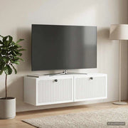 Mobile Porta TV da Muro Bianco 98 x 31 x 30 cm 898045