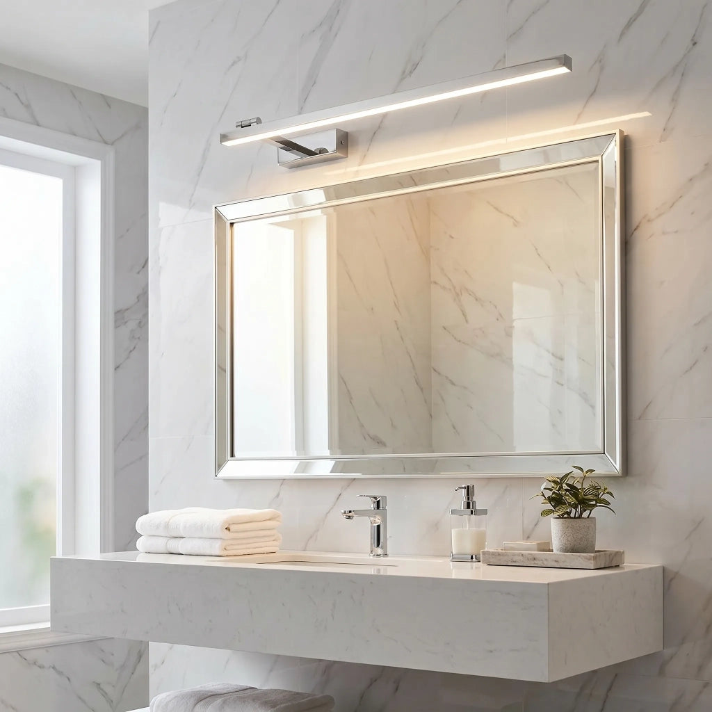 Applique Da Bagno Led Swe030-1w 80cm Chrome