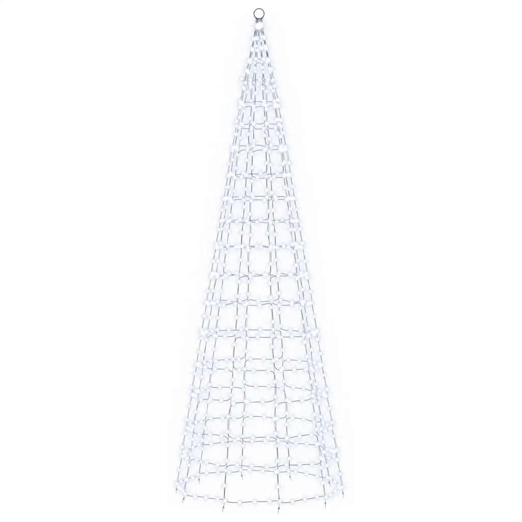 Luci per albero di Natale con picchetti e asta per bandiera 3468889