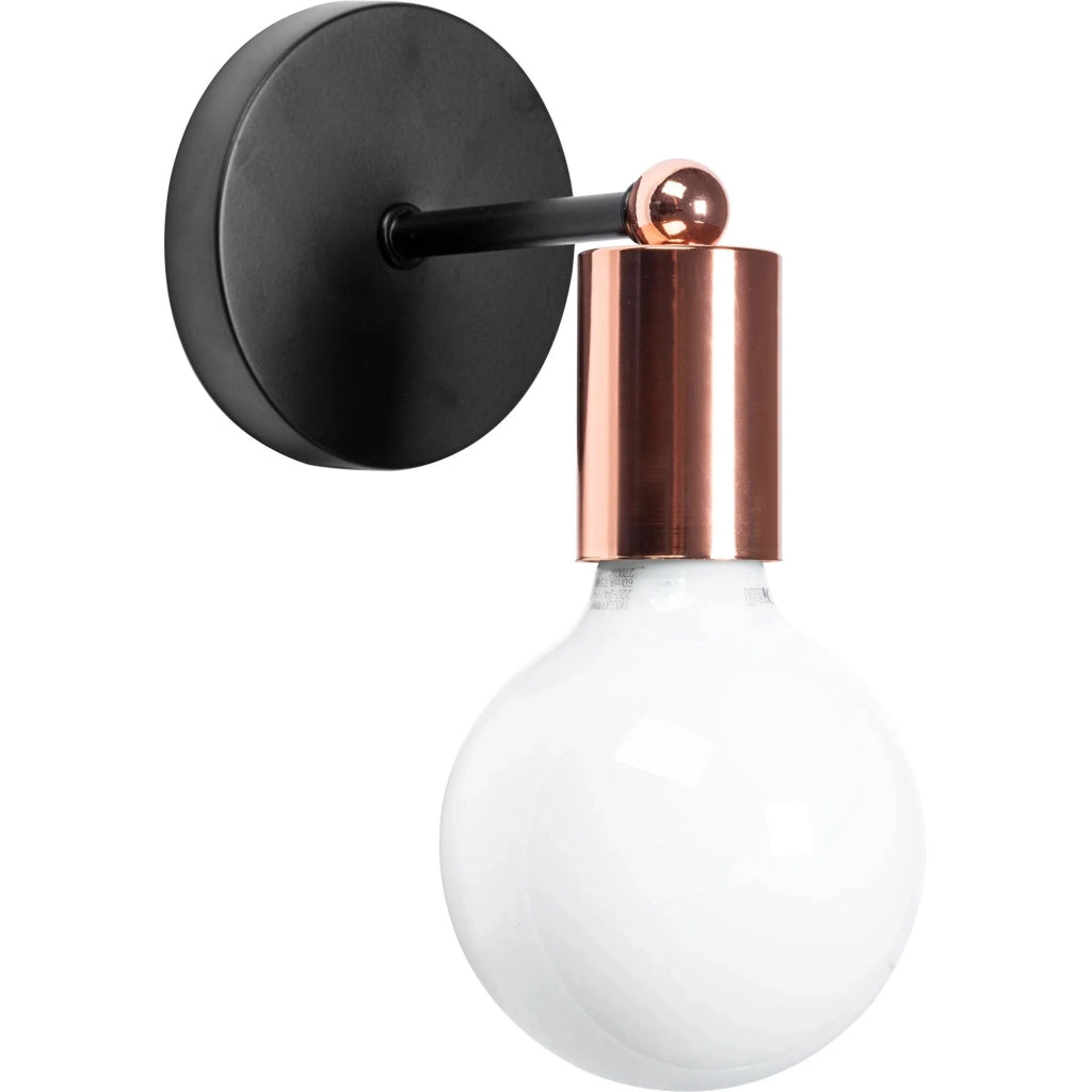 Lampada Da Muro Metallico Rose Gold 392205