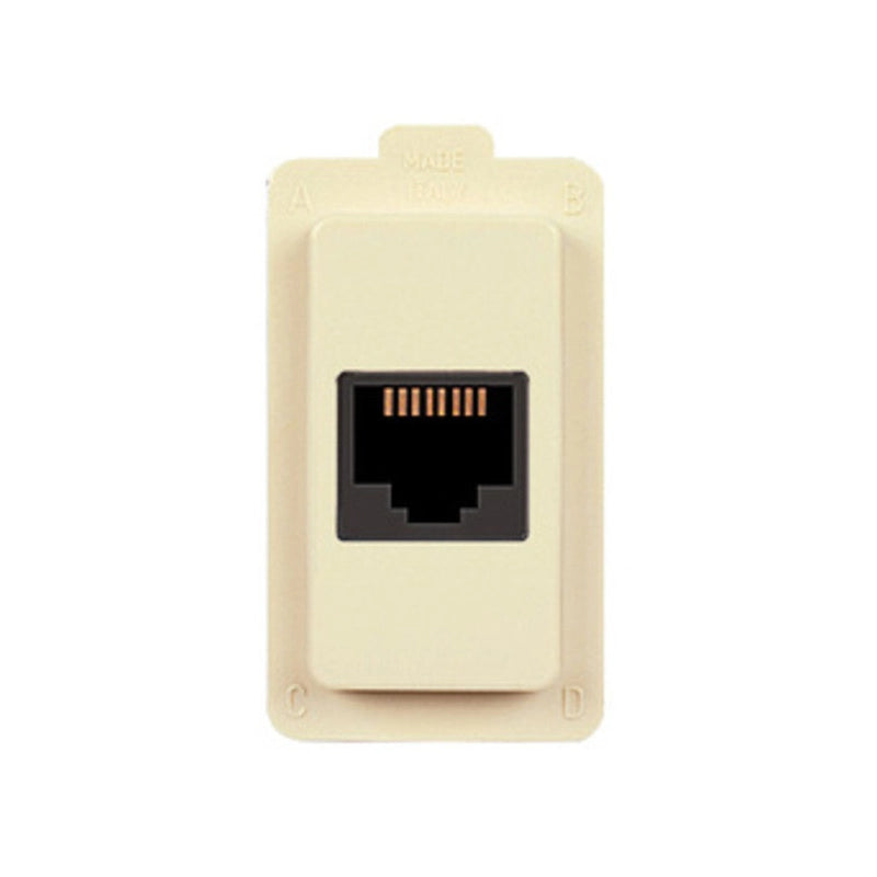 TONDO ECL 2584 PRESA TELEFONICA RJ11- ELETTROCANALI- 10,0 pz