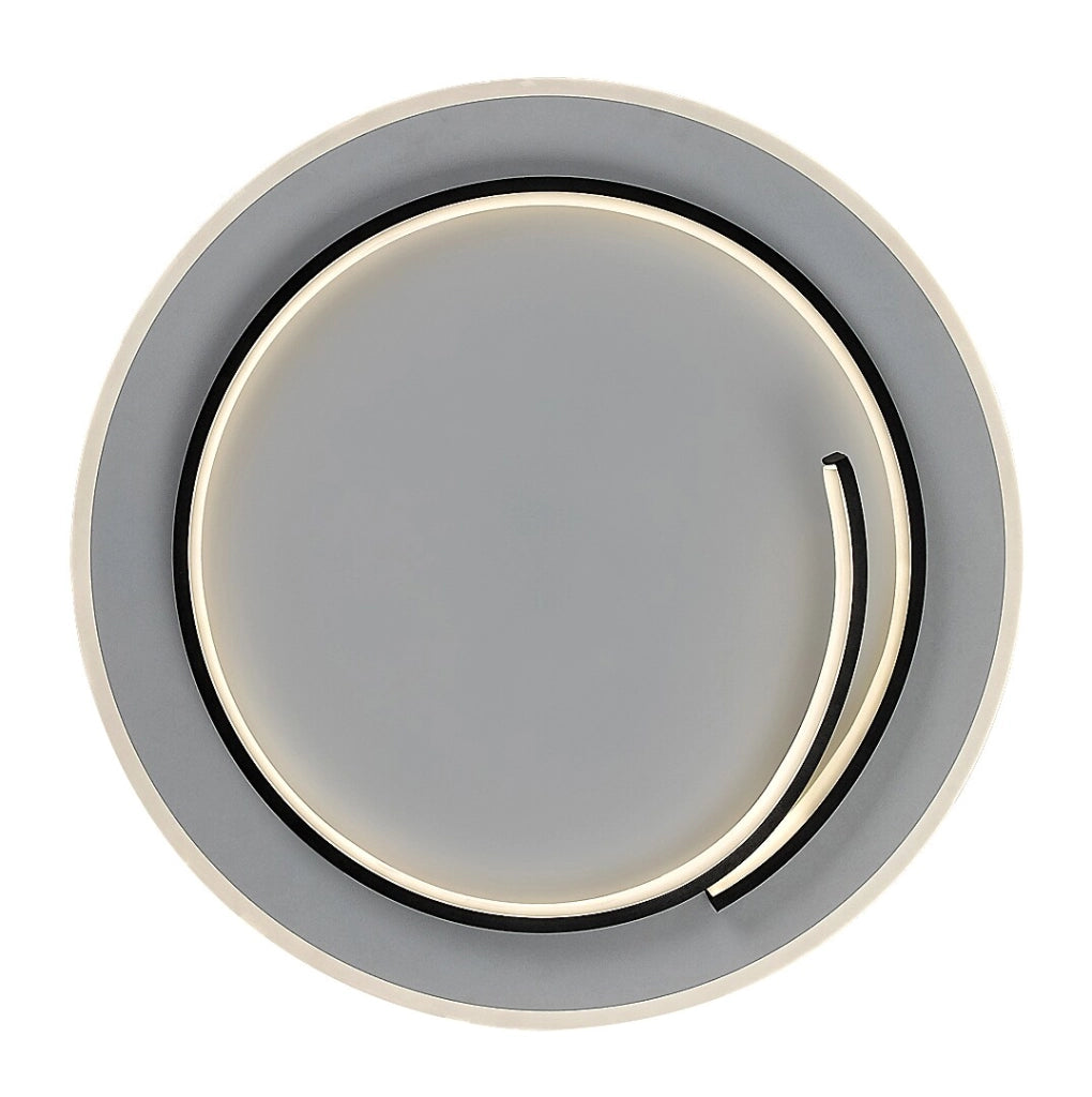 Plafoniera LED rotonda moderna bianco/nero 40W Rabalux Niloo