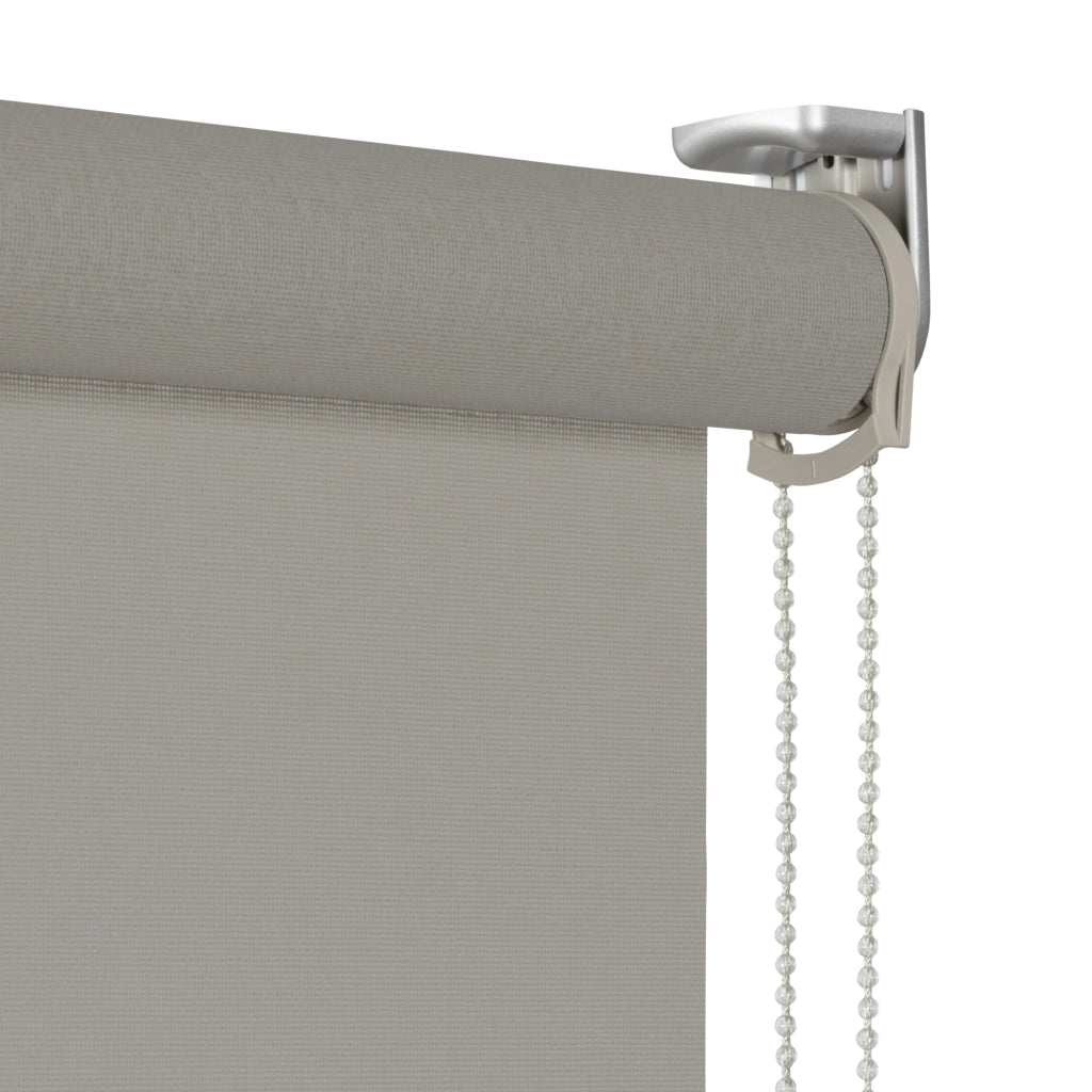VIEWTEX Tenda a rullo traslucida Cotone (Cotone riciclato) Grigio 120 X 250cm - Made in Europe - 5 anni di garanzia