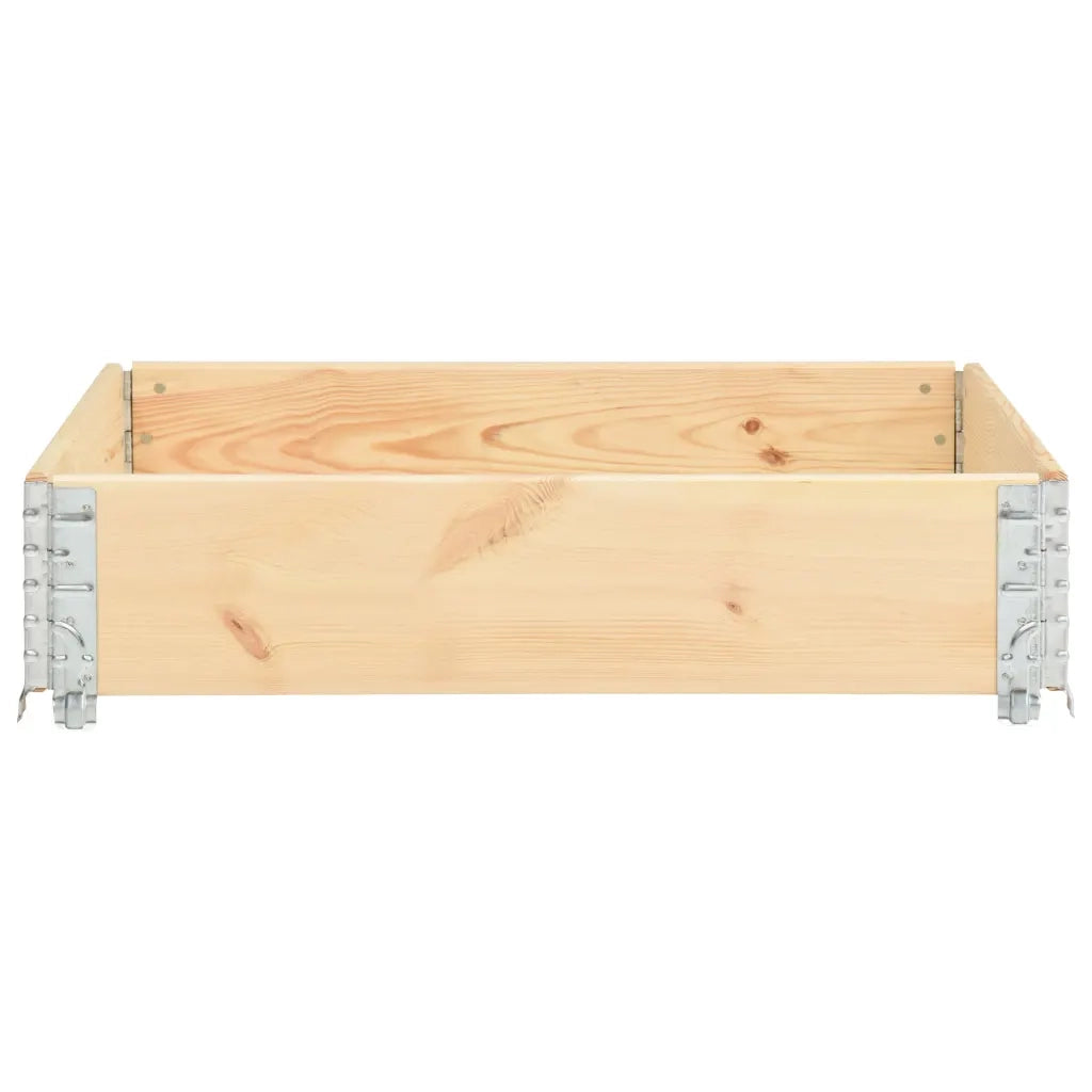 Fioriera Rialzata 100x100 cm in Legno Massello di Pino 3055168