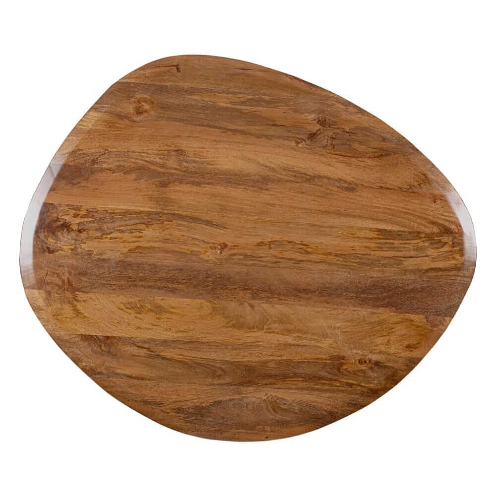 Tavolo Rotondo in Legno con Base Conica Nera 140 cm - FRANKLIN