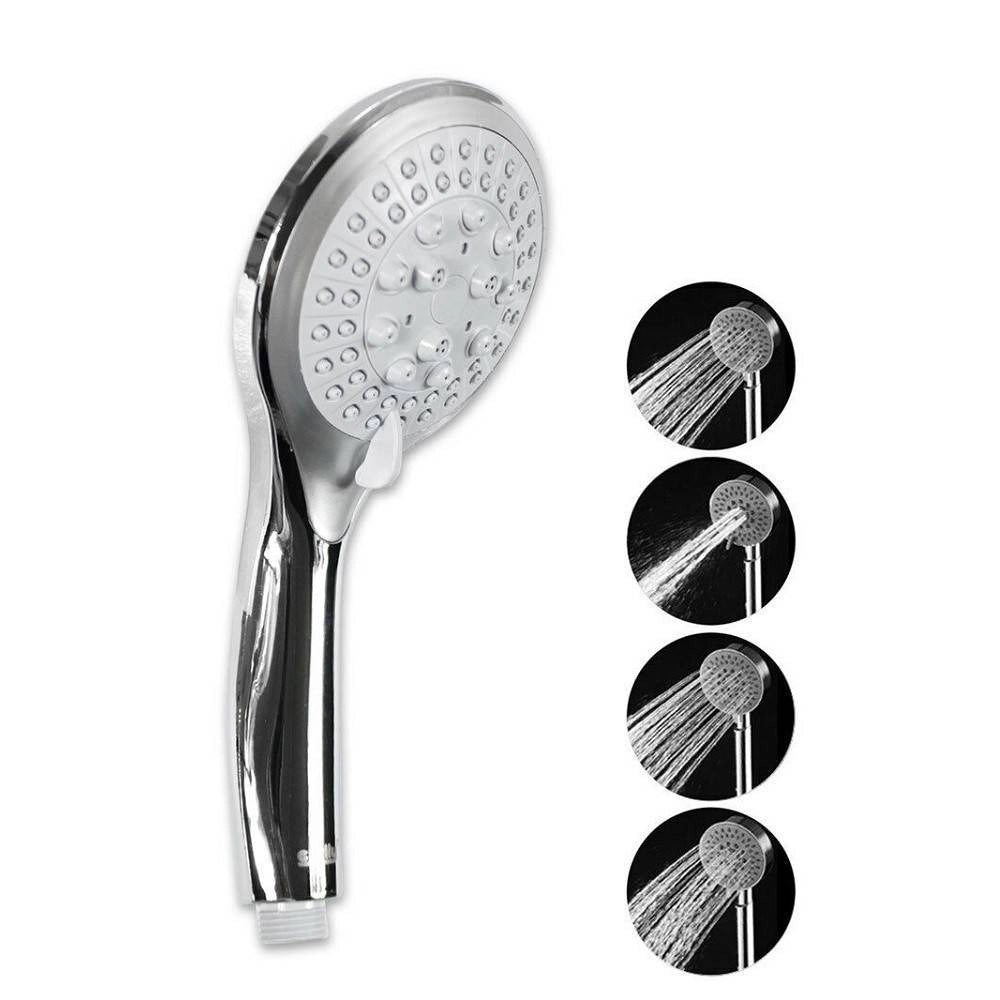 Trade Shop - Soffione Doccia Bagno Multigetto Doccetta Telefono Getto Regolabile ø12 Cm 52047 -