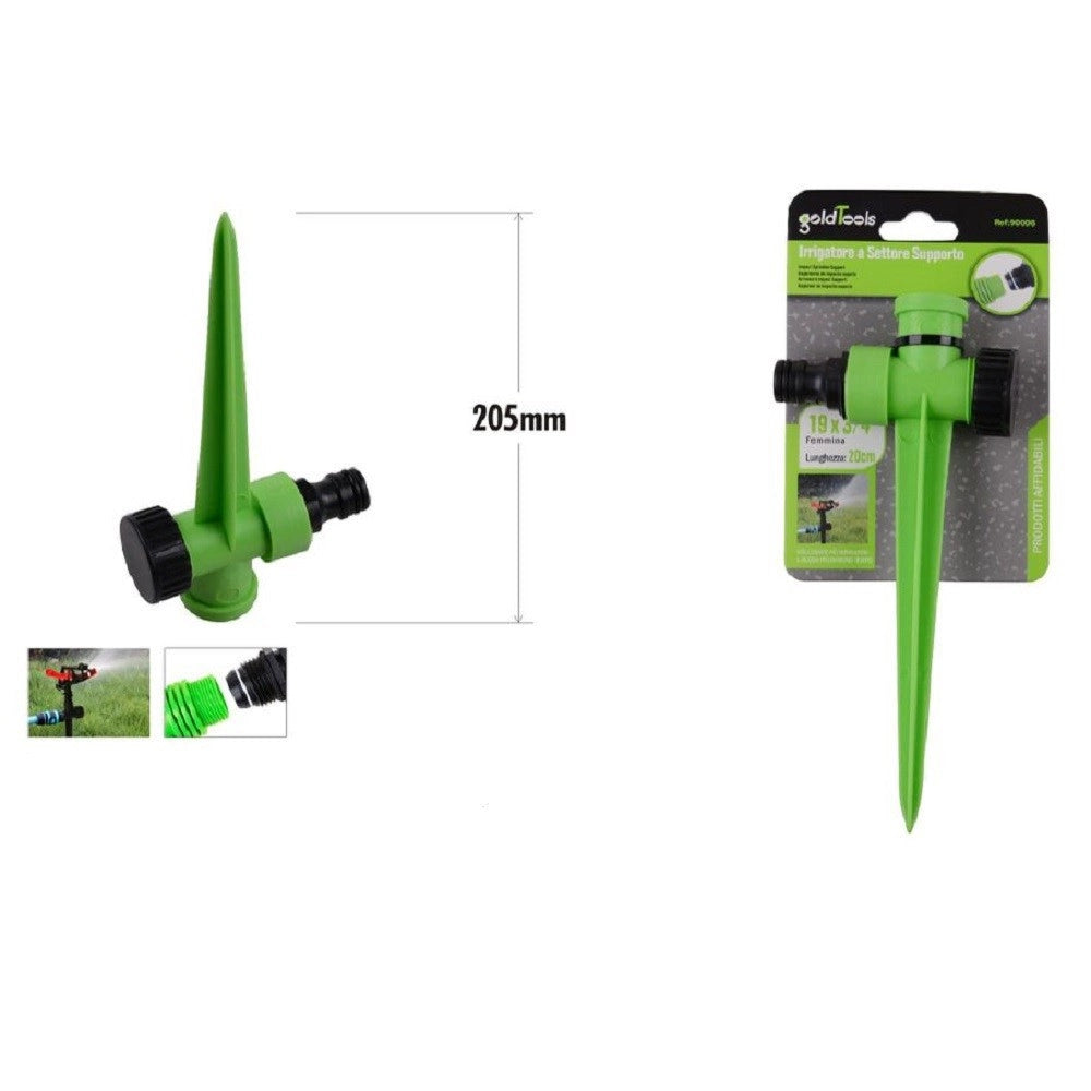 Trade Shop - Supporto Per Irrigatori 3/4″ Con Innesto Rapido Possibilità Raccordo Mmd 90006 -