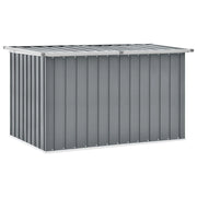 Contenitore/cassa portaoggetti da giardino grigio 149 x 99 x 93 cm 02_0013084