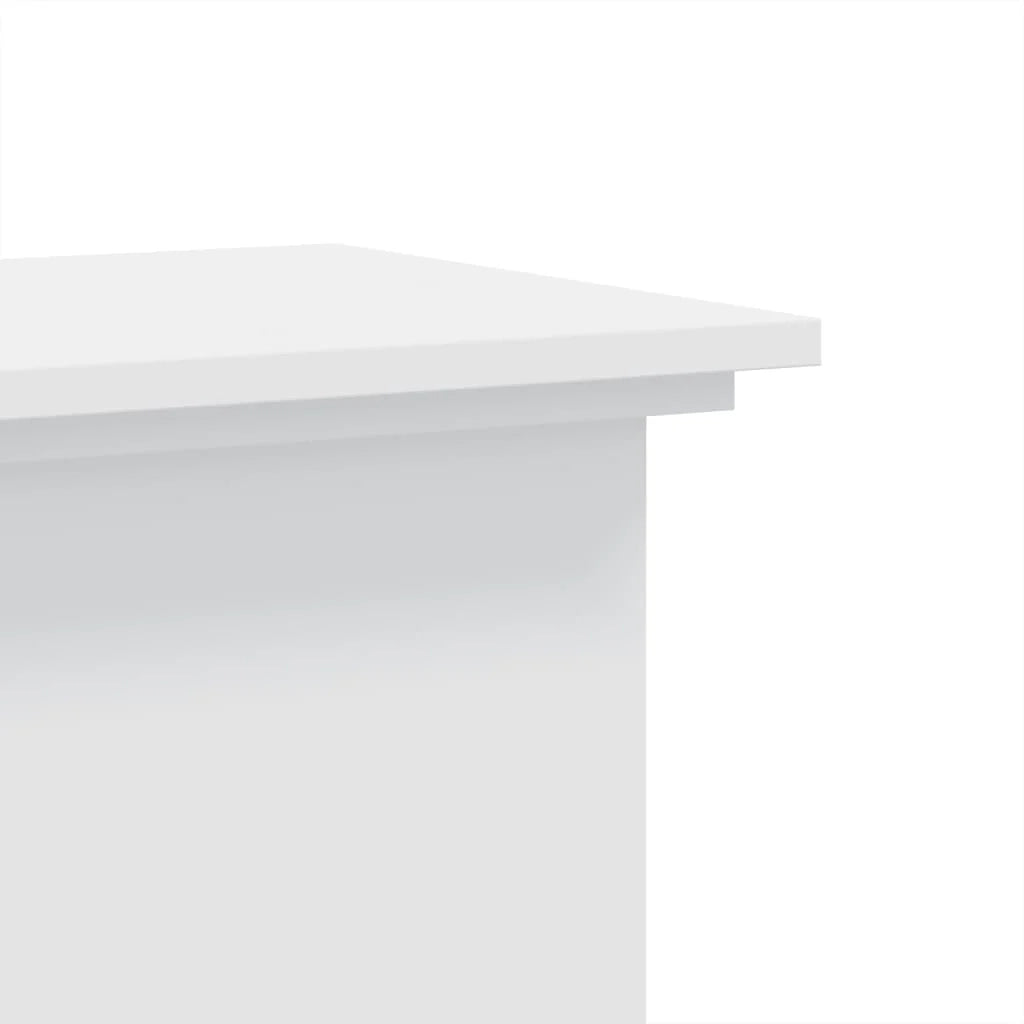 Portavasi mobiletto per fiori 33 x 33 x 60 cm legno ingegnerizzato bianco 02_0045148