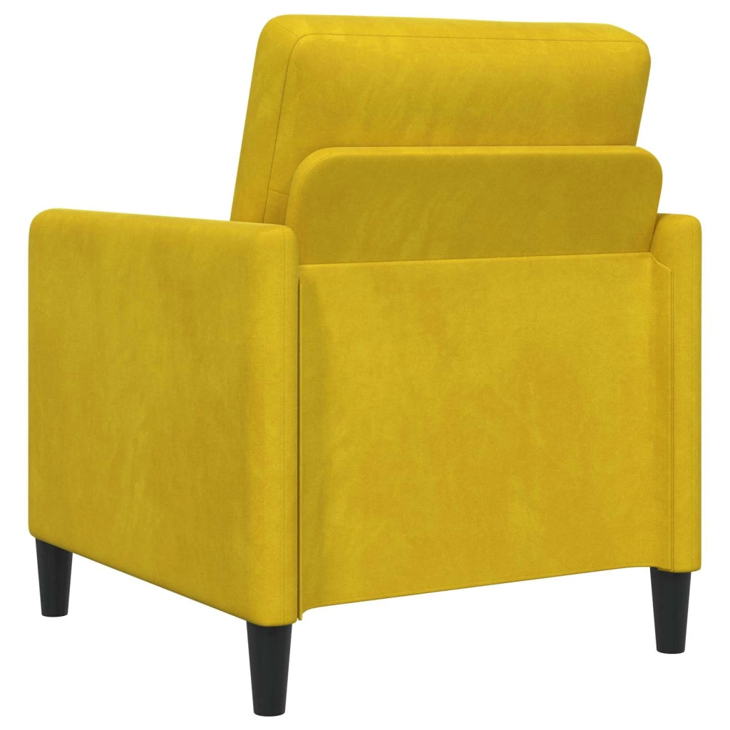 Set di Divani con Storage 2 pz Giallo Poliestere 3429225