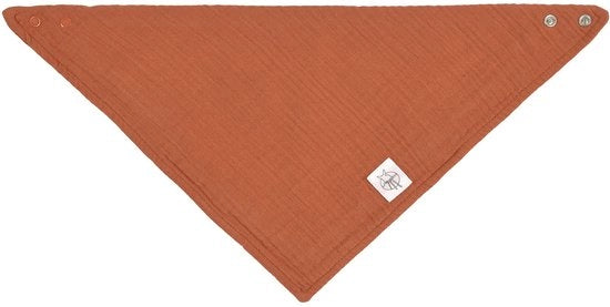 Pannolino per bambini Mousseline GOTS certificato con gasa a treccia, cerniera di cotone e doppia imbottitura/Bandana resistente all'usura