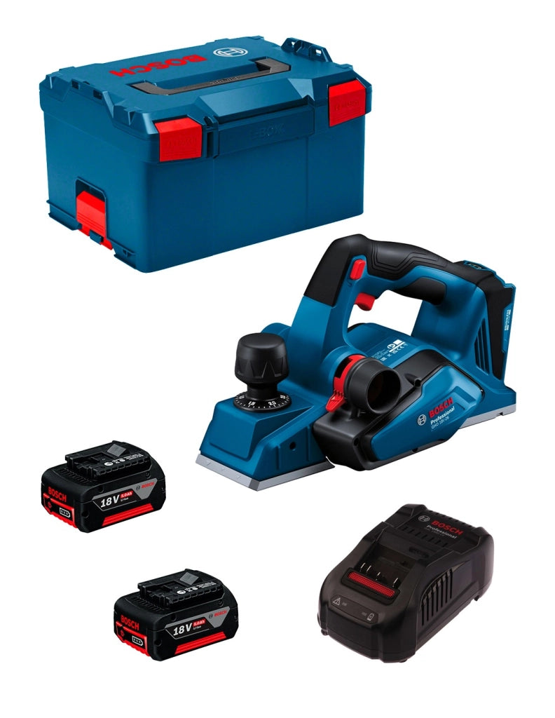 Pialletto BOSCH GHO 18V-26 (2 x 5,0 Ah + GAL18V80CV + L-Boxx 238)