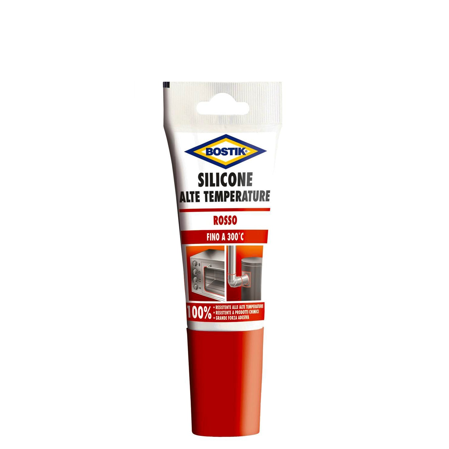 Silicone alte temperature rosso 60Ml