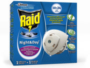 ANTIZANZARE RAID NIGHT  DAY BASE E 1 RICARICA- S.C.JOHNSON ITALY- 12,0 pz