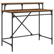 Scrivania | Tavolo da Ufficio Legno vecchio 100 x 50 x 90 cm Legno multistrato
