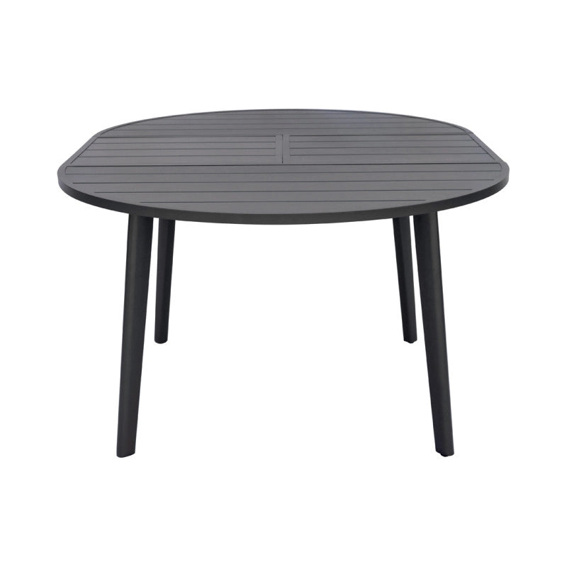 Tavolo Tropea ø120/170 Alluminio Antracite Moia