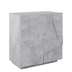 Credenza PING Moderna a 2 Ante Battenti in Cemento
