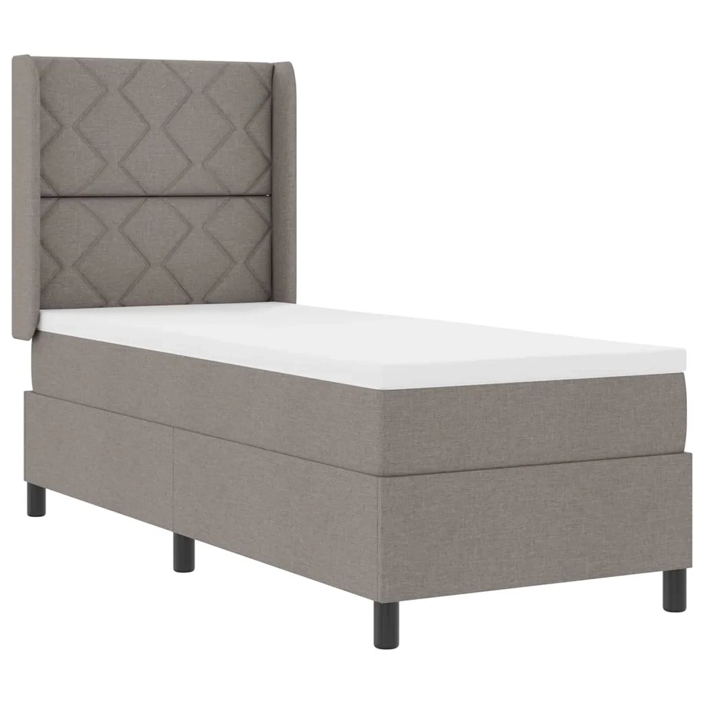 Letto a Sorgente LED con materasso Talpa 80 x 200 cm Tessuto