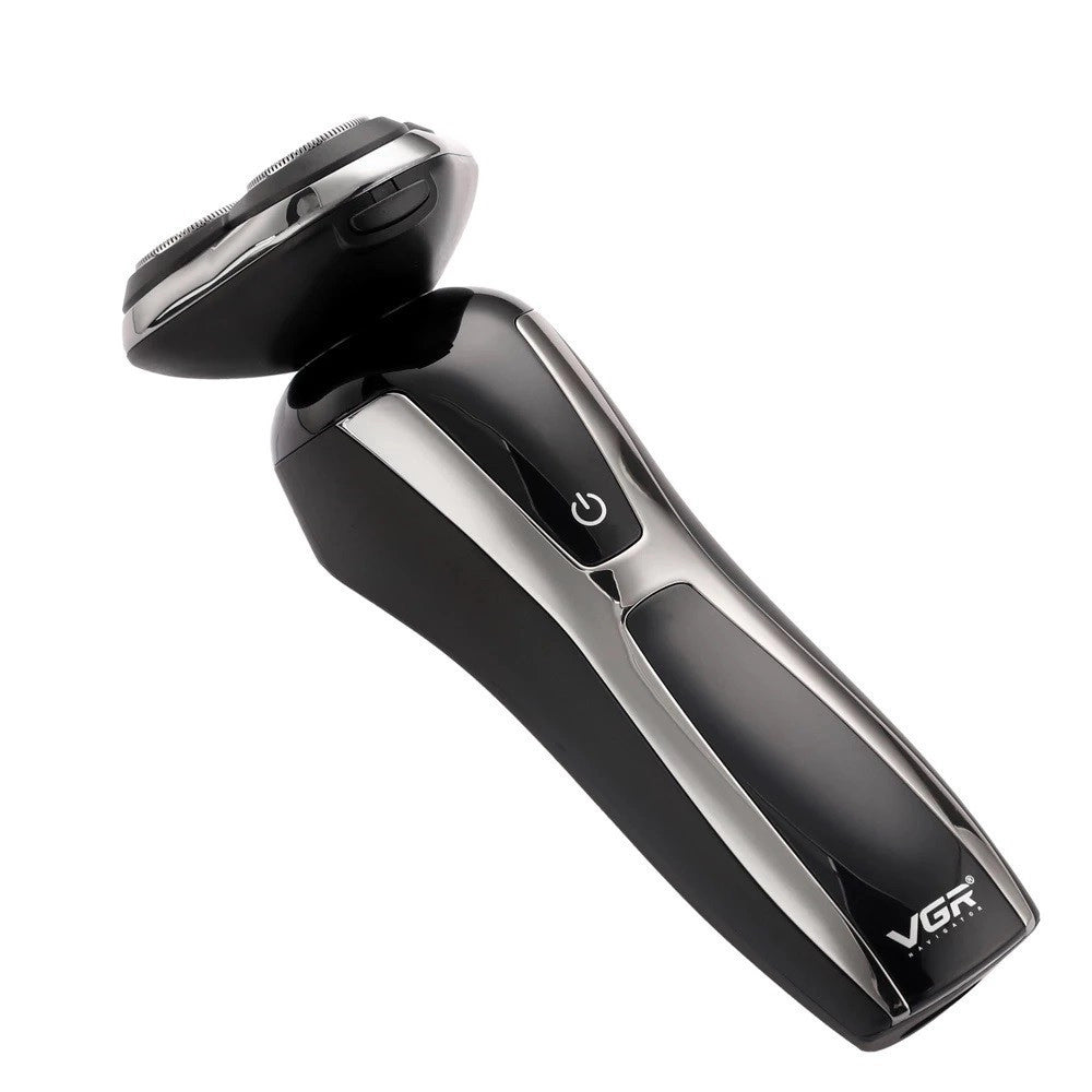 Trade Shop - Rasoio Professionale Vgr V-309 – Rotary Shaver Barber 3 Lame Usb Impermeabile -