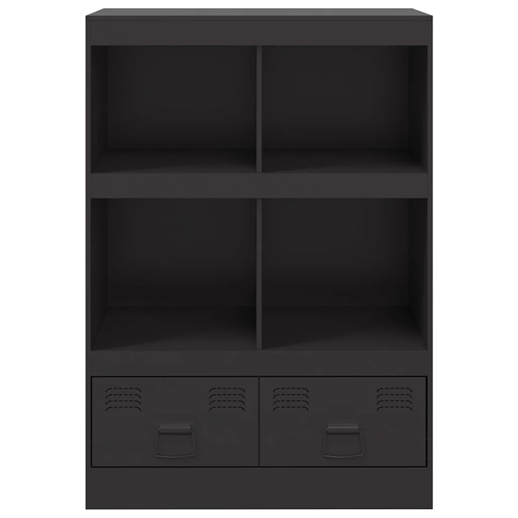 Credenza Nera 67x39x95 cm in Acciaio 841799