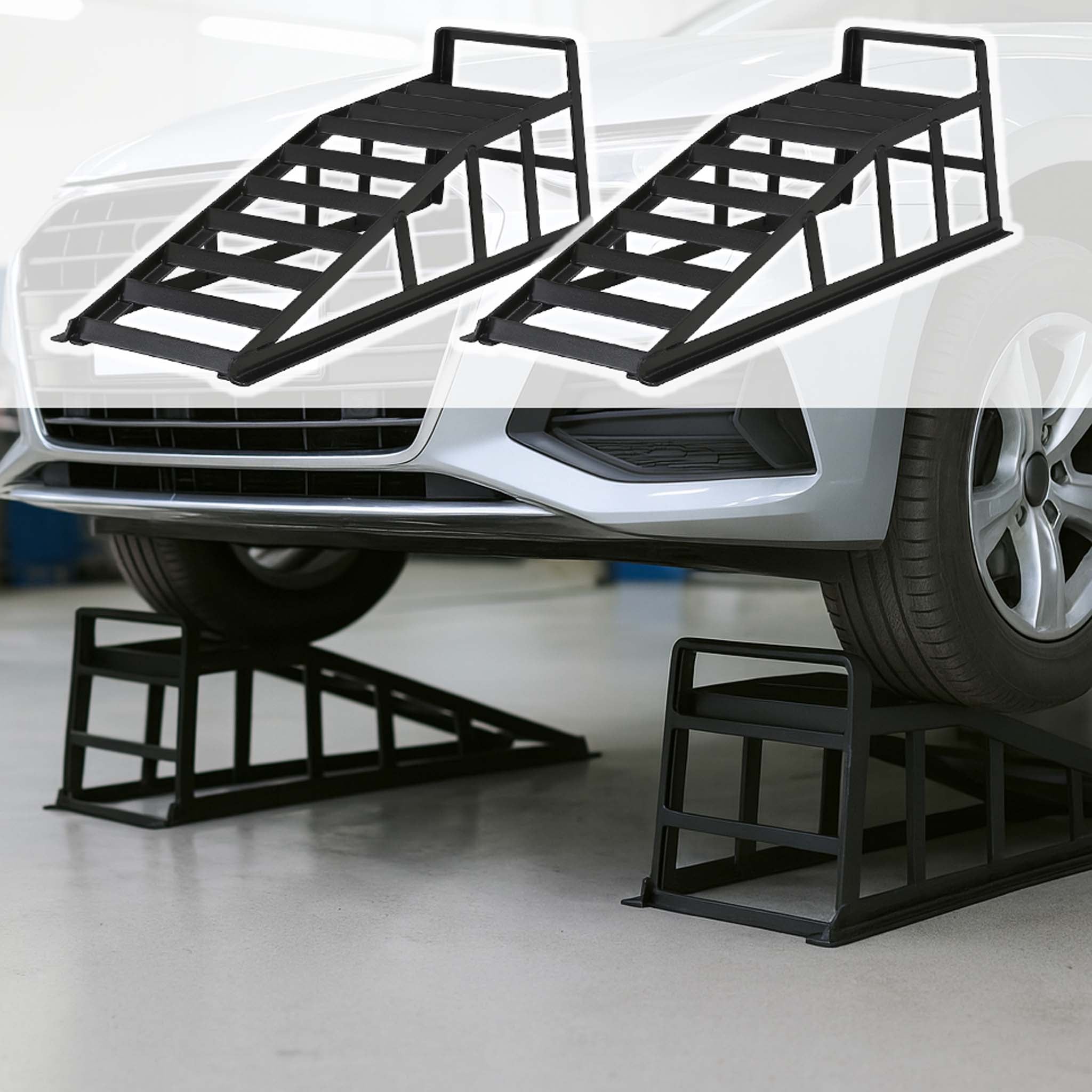 2x Auffahrrampe bis 2t 835x320x280mm