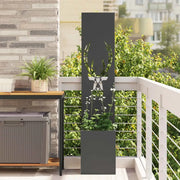 vidaXL Schermo per privacy in giardino Stampa animale Nero 32 x 140 cm
