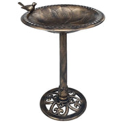 Vaschetta Bagnetto per Uccelli da Giardino Bronzo in Plastica CFW9133622