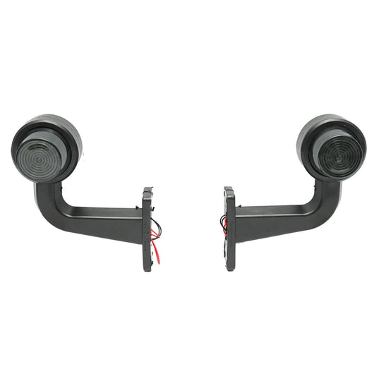 SET Luci di posizione laterali LED rosso-giallo fumo 12V-24V Breckner Germany