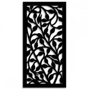 CESPUGLIO - Pannello in PVC traforato - Parasole Misura: 98x198 cm, Colore: nero