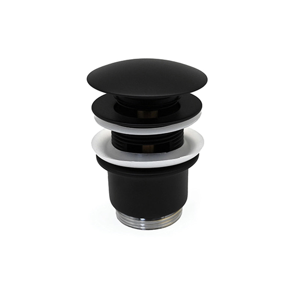 PILETTA CLICK-CLACK SENZA TROPPO PIENO- Nero Opaco- Remer- pezzi 1