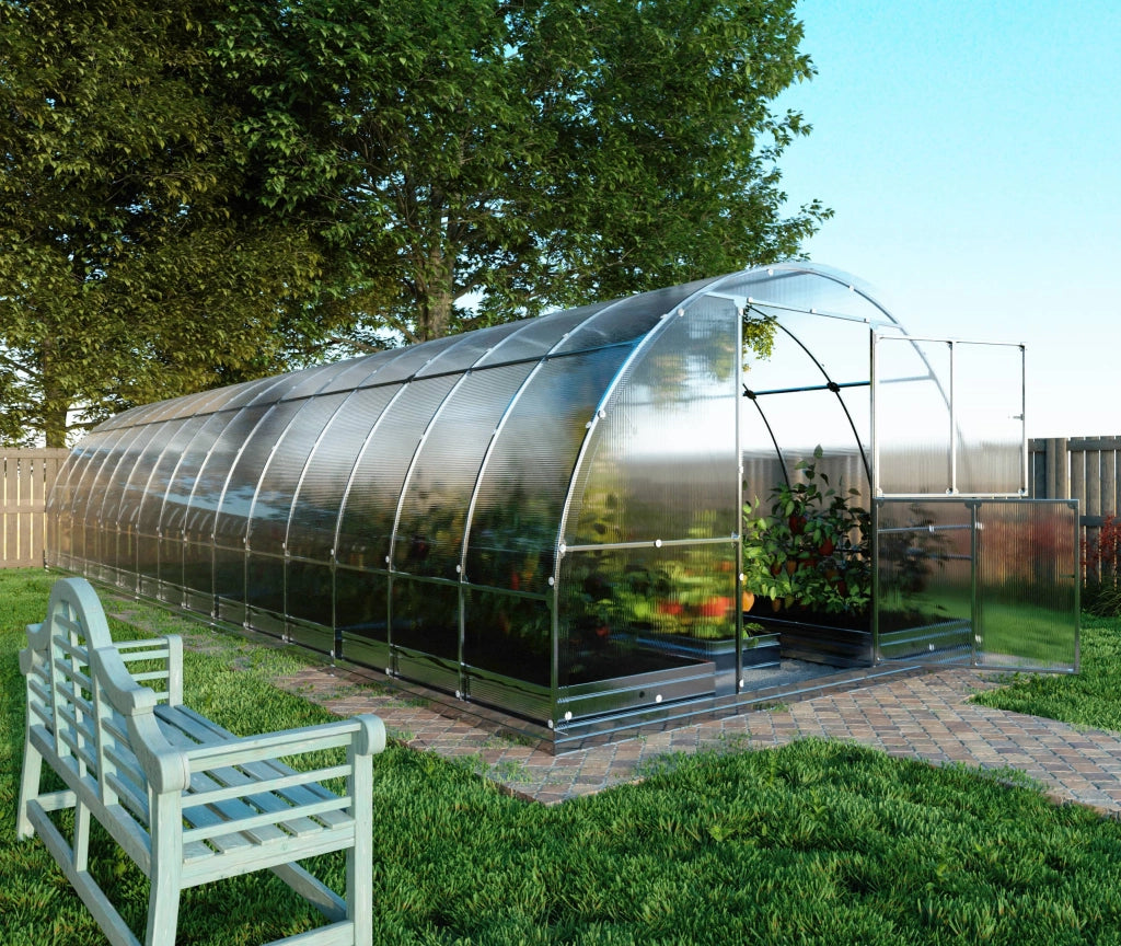 Serra da giardino KLASIKA TUBE 3 x 10 m (30 m²), 6 mm con rivestimento in policarbonato