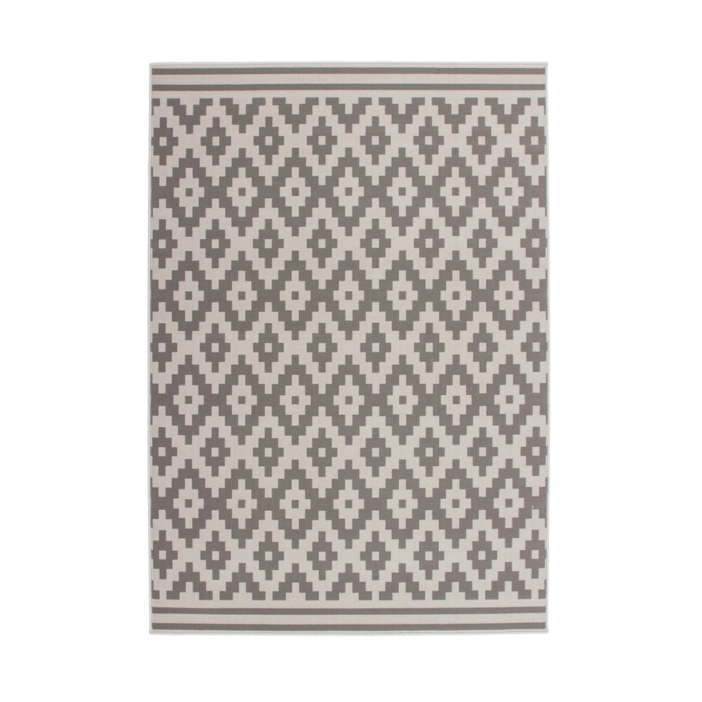 Tappeto a pelo corto Stella 300 con design a rombi 200x290 cm