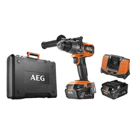 TRAPANO A PERCUSSIONE A BATTERIA 'BSB 18C3BL' AEG 18V 2,0/4,0 AH - AEG POWERTOOLS