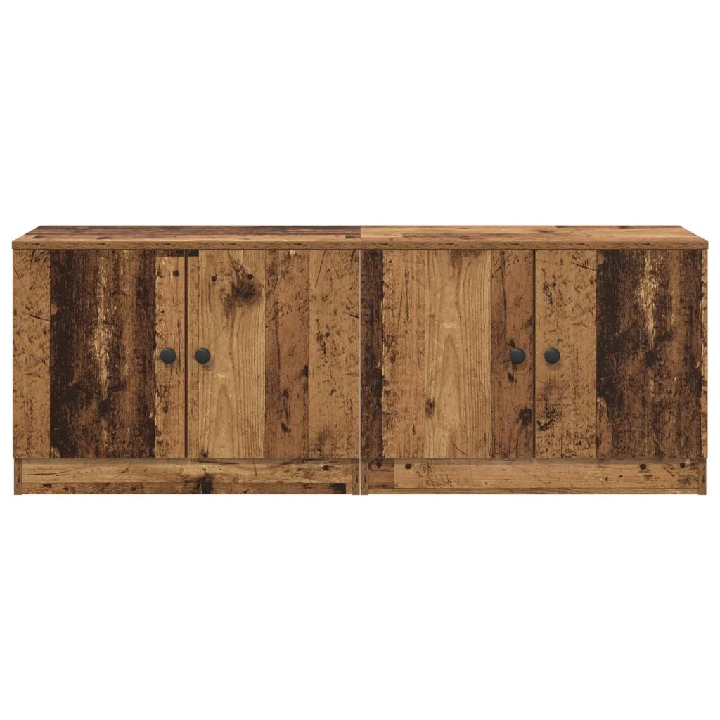 Armadio di stoccaggio per letto a soppalco 2 pz Legno antico 893721