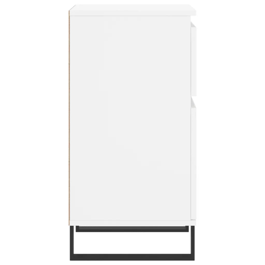 Credenza Bianca 40x35x70 cm in Legno Multistrato 831164