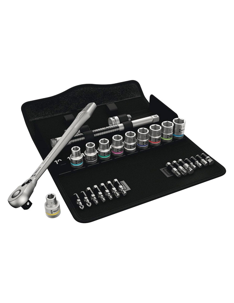 Set di bussole e inserti per avvitare WERA 8100 SC 8 Zyklop 1/2" (28 pezzi)
