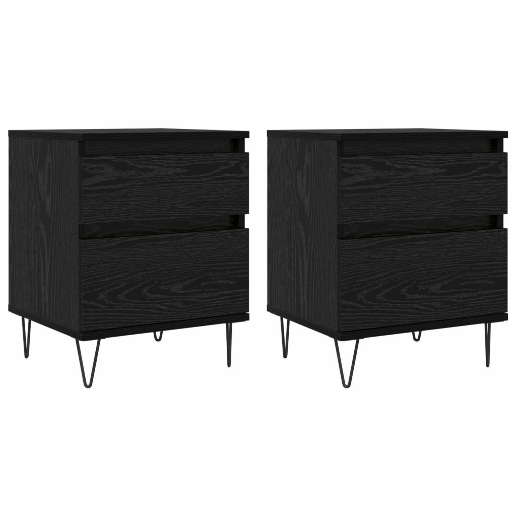 Armadio letto moderno con cassetto contenitore 40 x 35 x 50 cm in legno di rovere nero 02_0058407